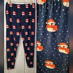 🚨 5/$20 🚨 Plus Size Penguin Leggings Navy Blue